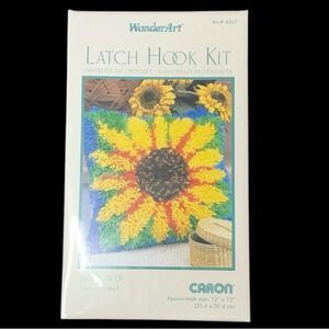 WonderArt Sunflower Latch Hook Kit